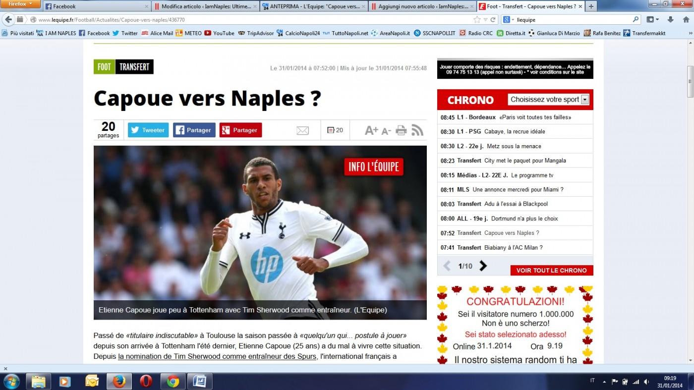 Capoue verso Napoli