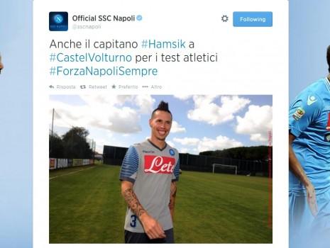 Hamsik Raduno Tweet