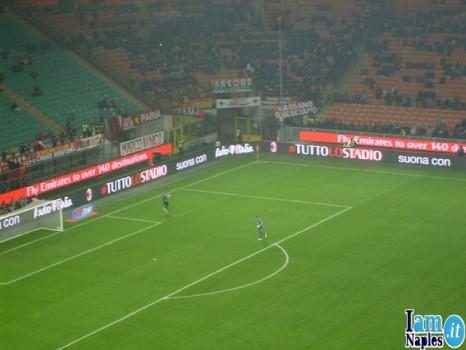 Rafael riscaldamento San Siro