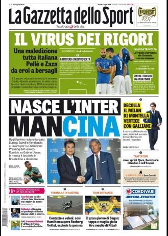 Copertina Gazzetta 04/07/16