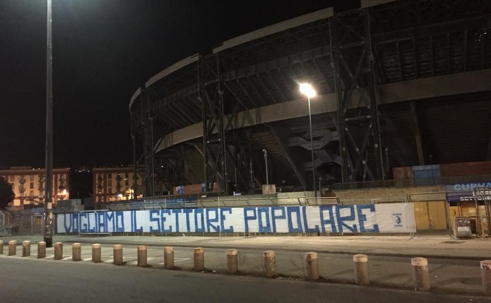 FOTO - La Curva B Protesta Contro Il Rincaro Biglietti: "Vogliamo Il ...