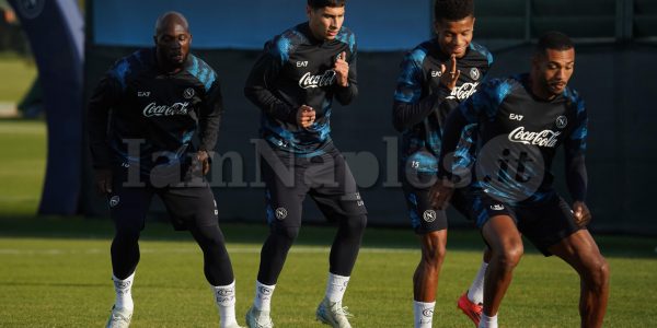 olivera lukaku neres juan jesus allenamento castel volturno