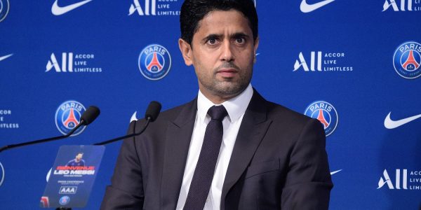 Parigi (Francia) 11/08/2021 - conferenza stampa presentazione Lionel Messi/Image Sport
nella foto: Nasser Al Khelaifi
